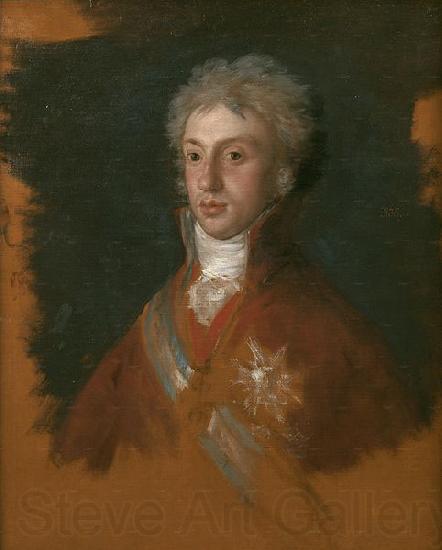 Francisco de Goya Luis de Etruria yerno de Carlos IV, boceto preparatorio para La familia de Carlos IV Germany oil painting art
